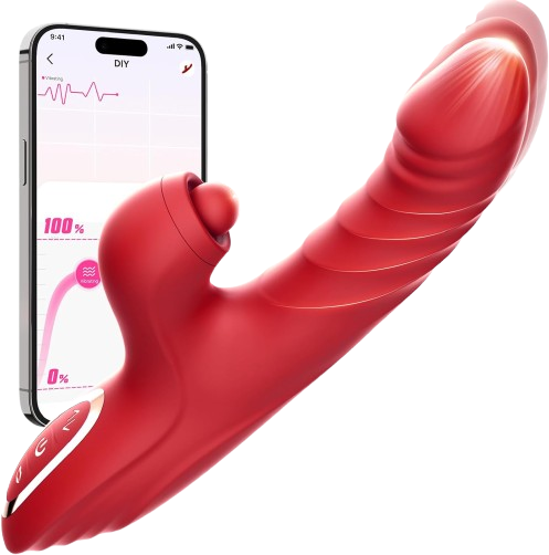 Sex Toys Thrusting Dildo Rose Toy for Women